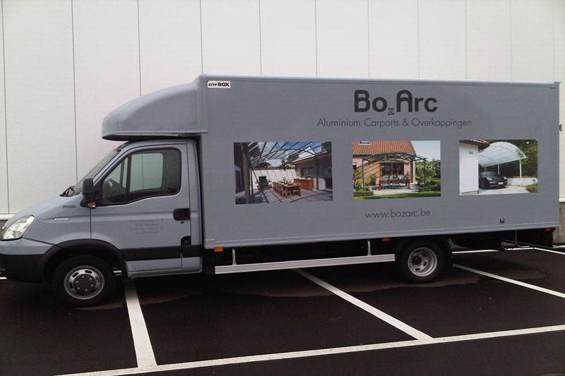 BOzARC geeft om het milieu, onze vrachtwagens zijn laag in CO2 uitstoot