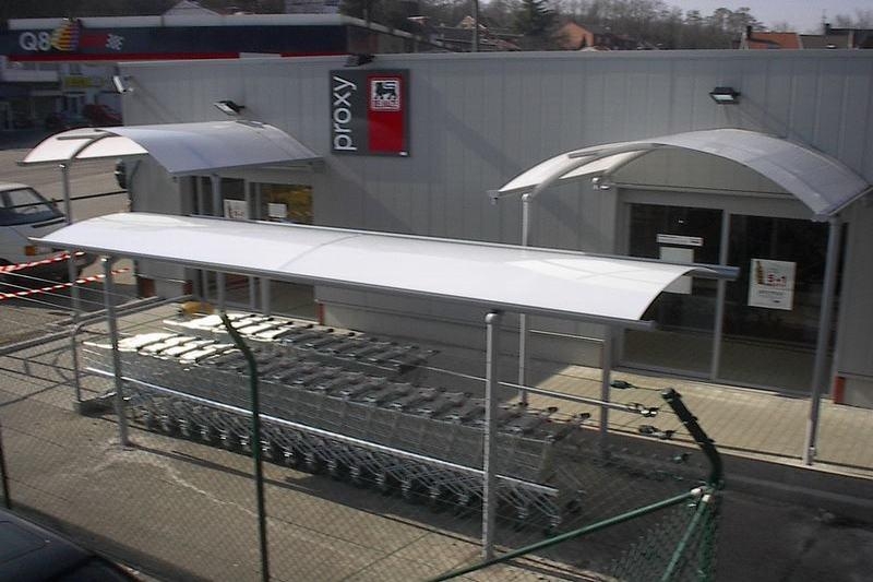 Overkapping voor uw onderneming, bekijk de projecten van BOzARC